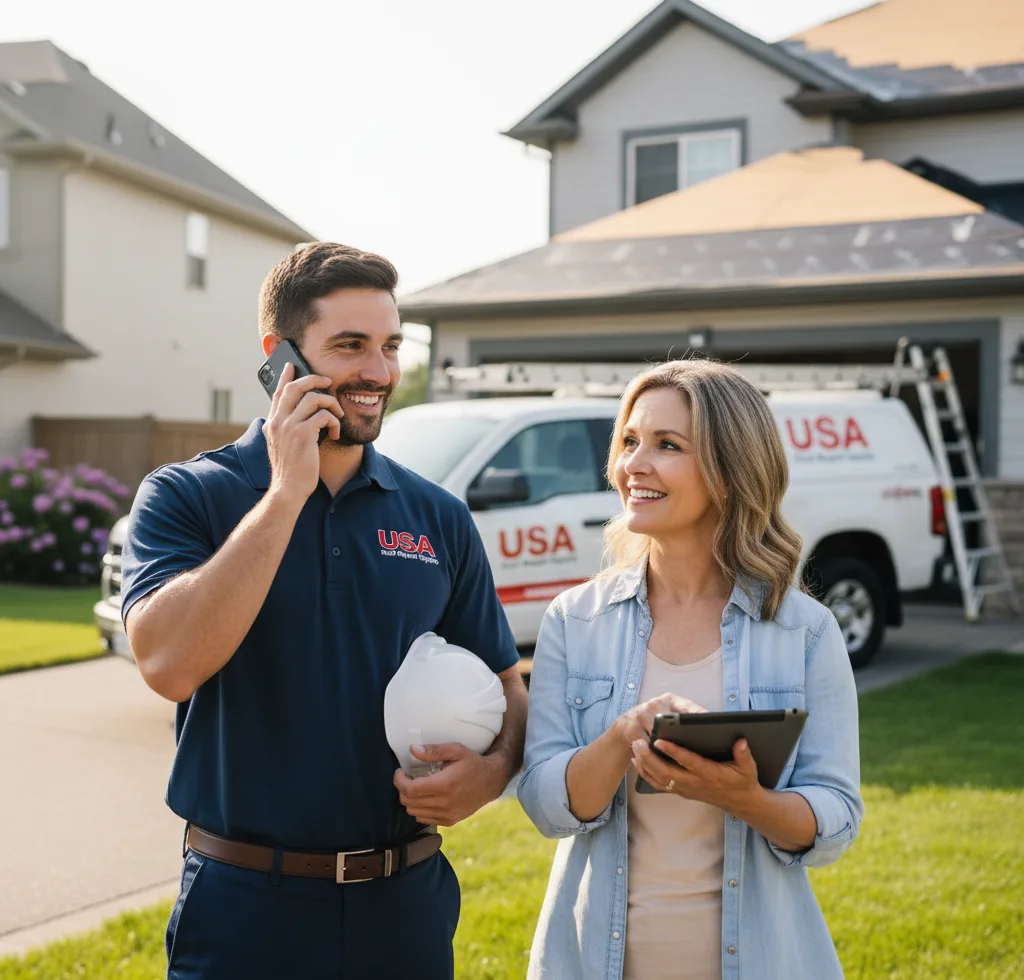 USA Roof Repair Experts customer support in Chaparral